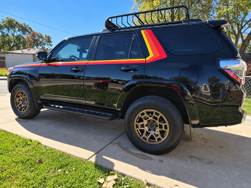 A black Toyota 4Runner tinted by Beast Auto Tints